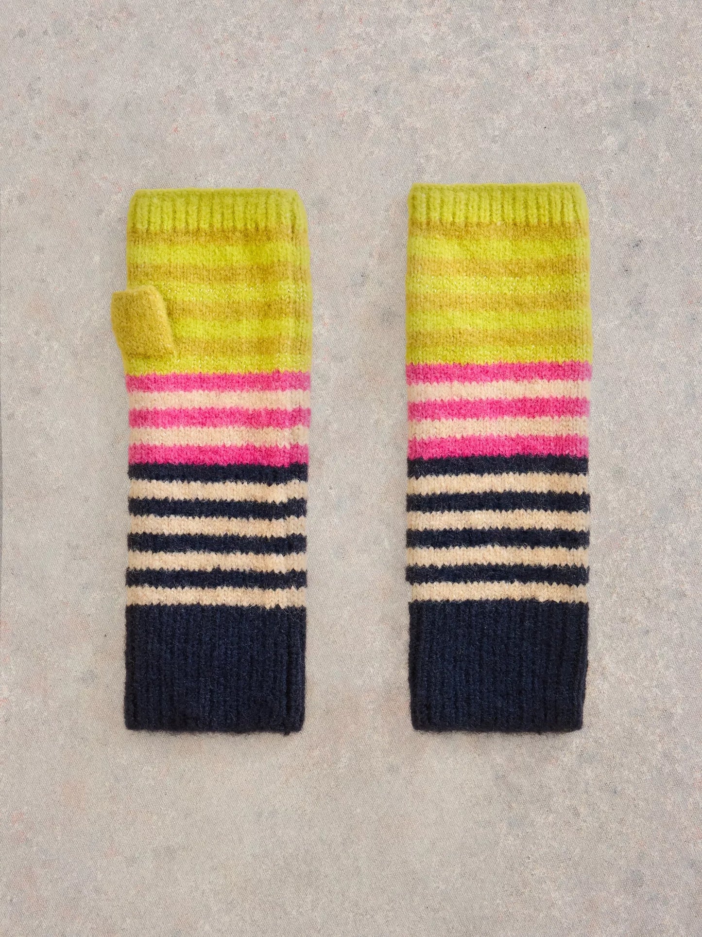 Striped Hand Warmers