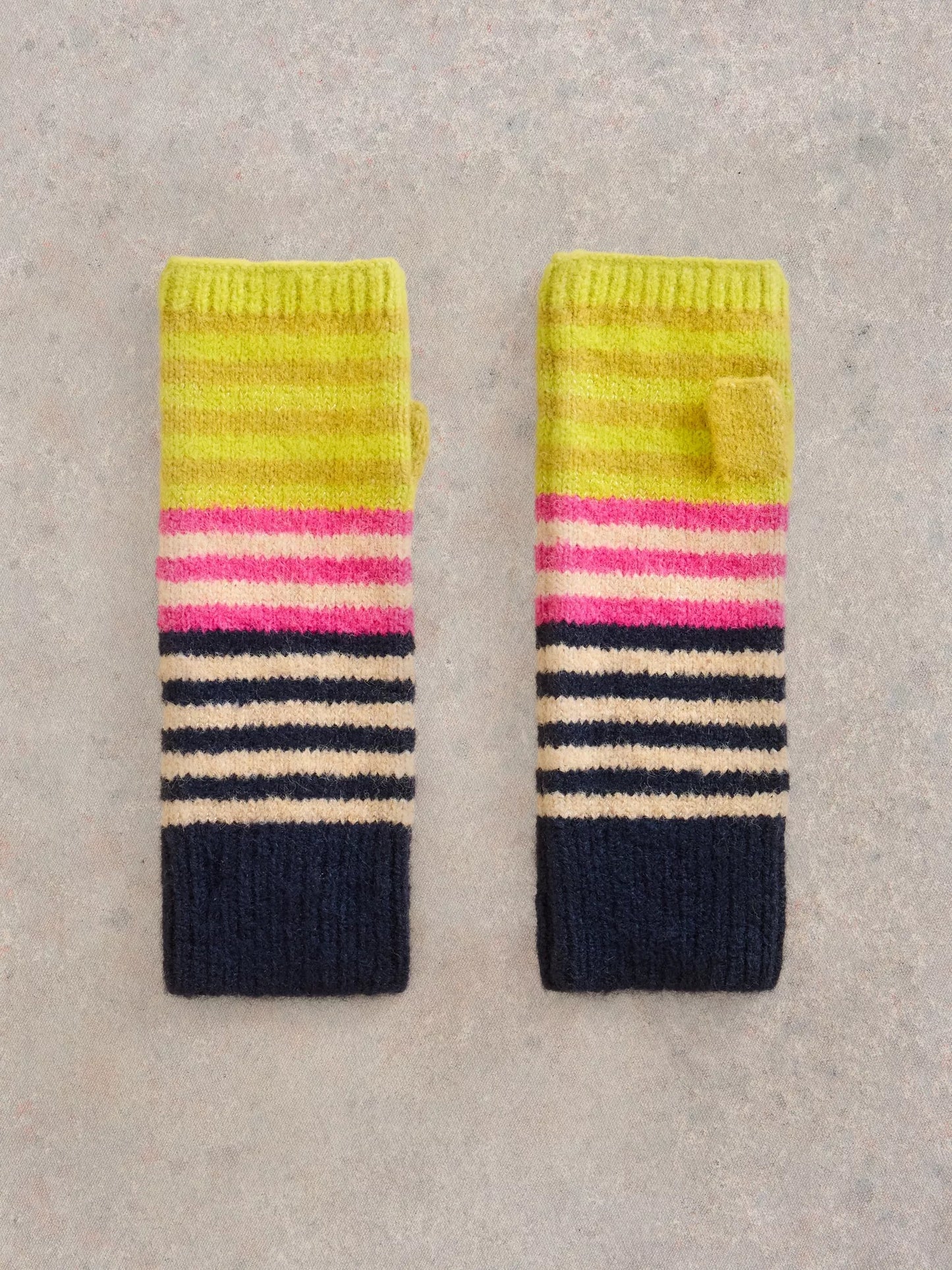 Striped Hand Warmers