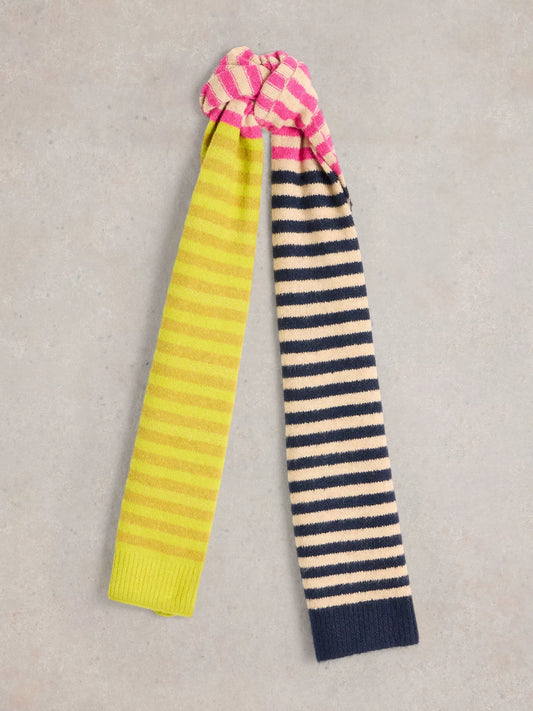 Striped Knitted Scarf