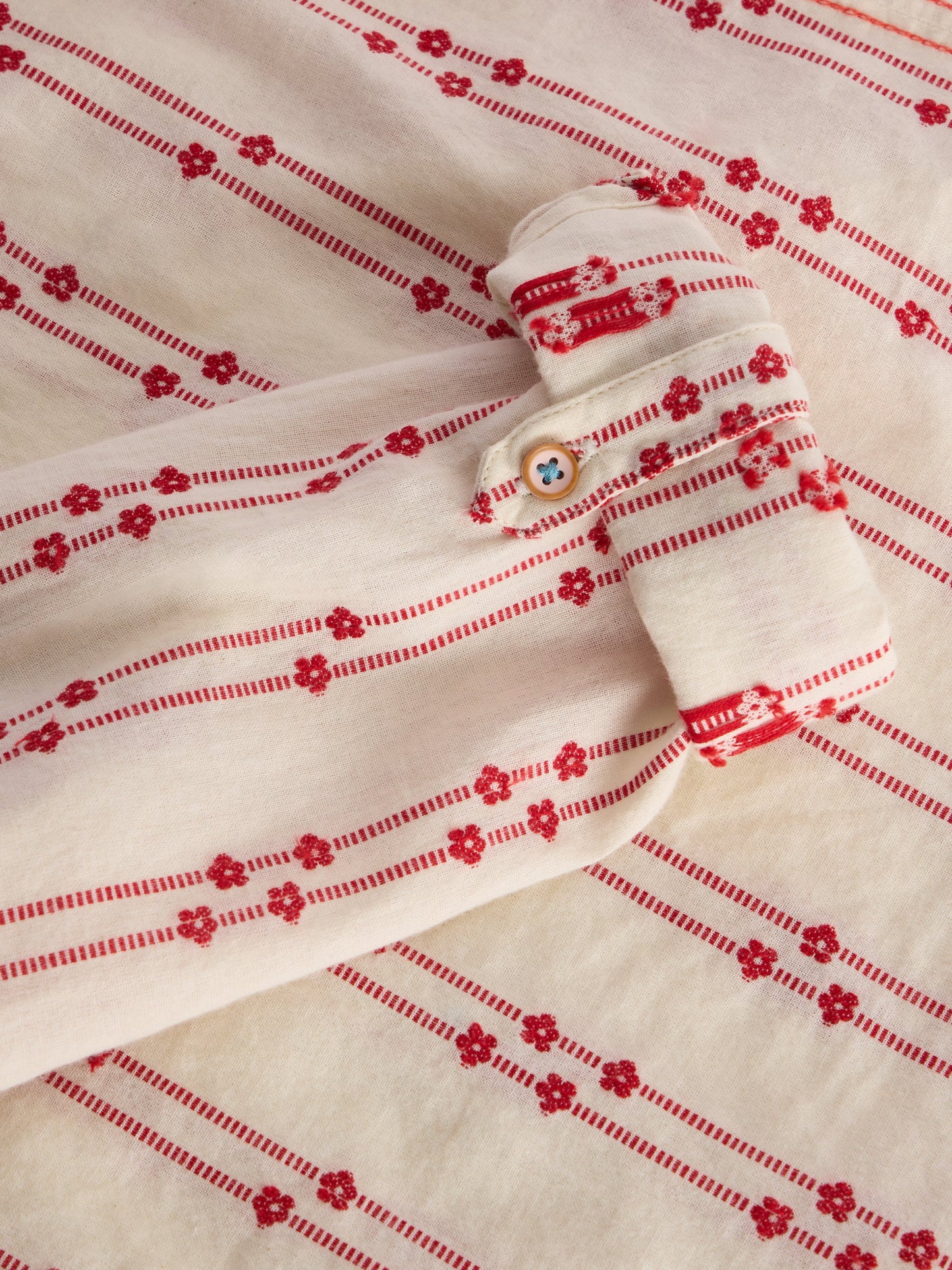 Sophie Organic Cotton Shirt - Poppies