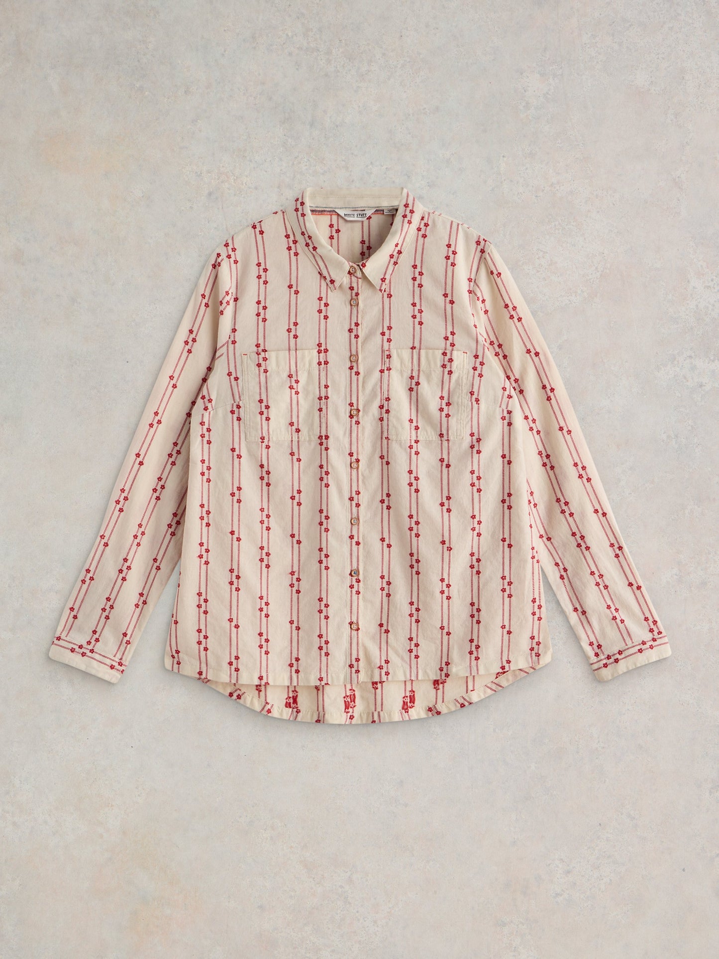 Sophie Organic Cotton Shirt - Poppies