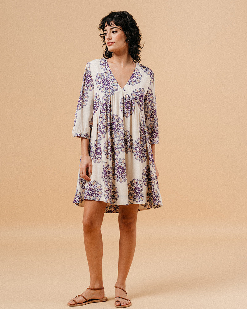 Malia Dress - Lemon Cyprus