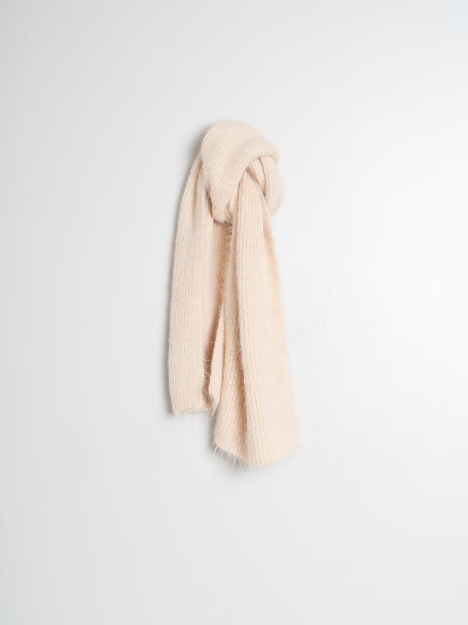 Knit Scarf-Cream