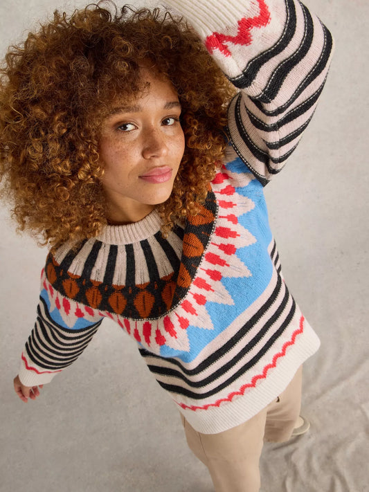 Allie Fairisle Sweater