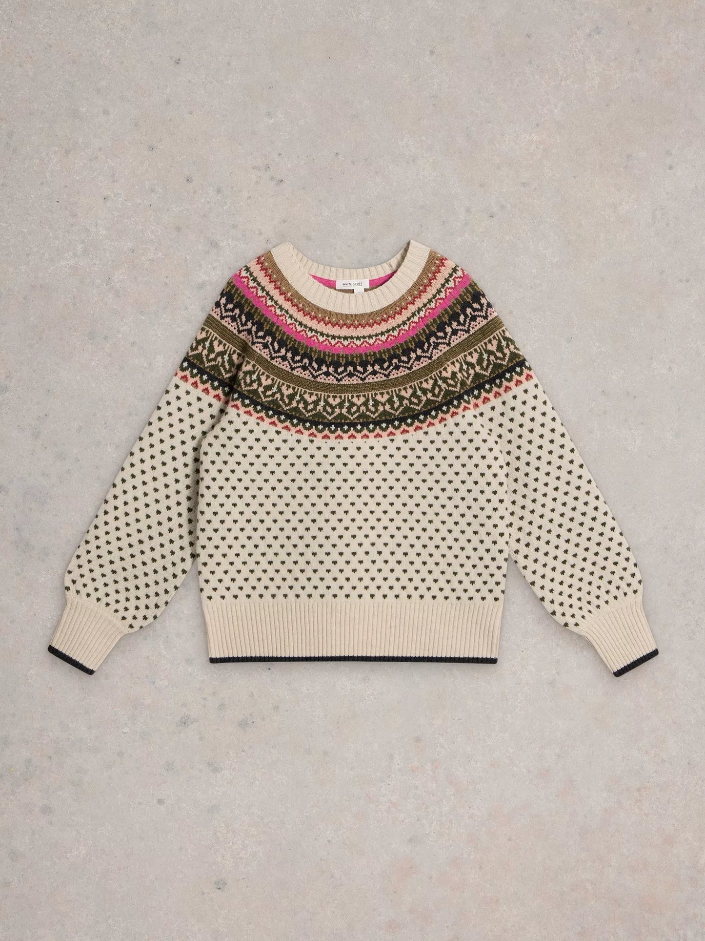 Mini Heart Fairisle Sweater