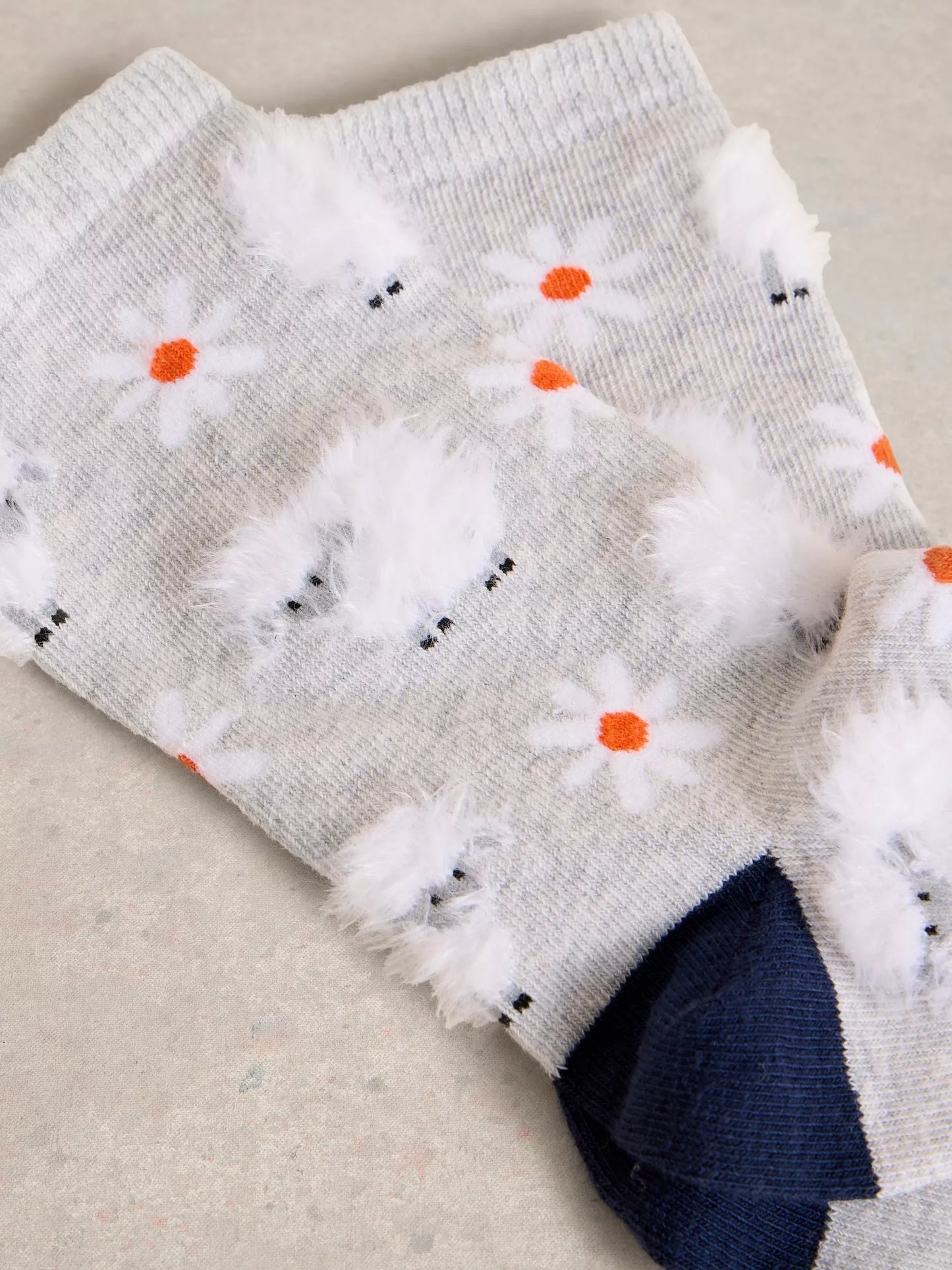 Fuzzy Sheep Socks