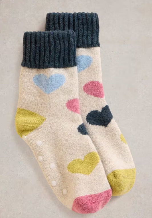 Multi Heart Loopback Socks