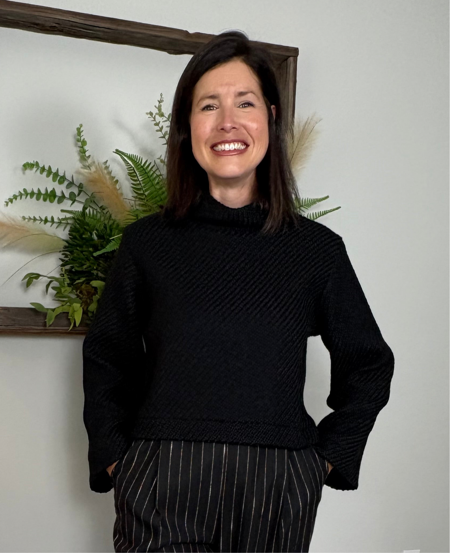 Cambridge Sweater ~ Sand or Black
