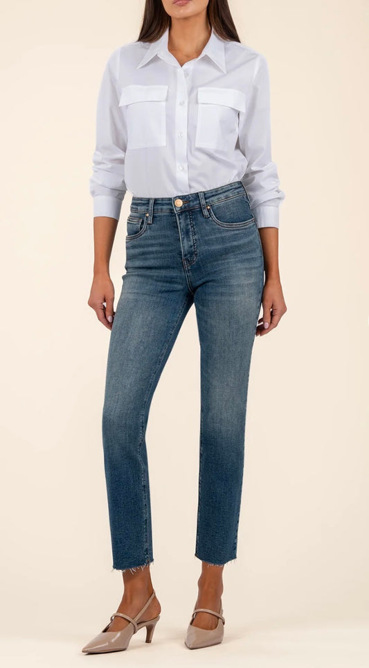 Rachel High Rise Mom Jean