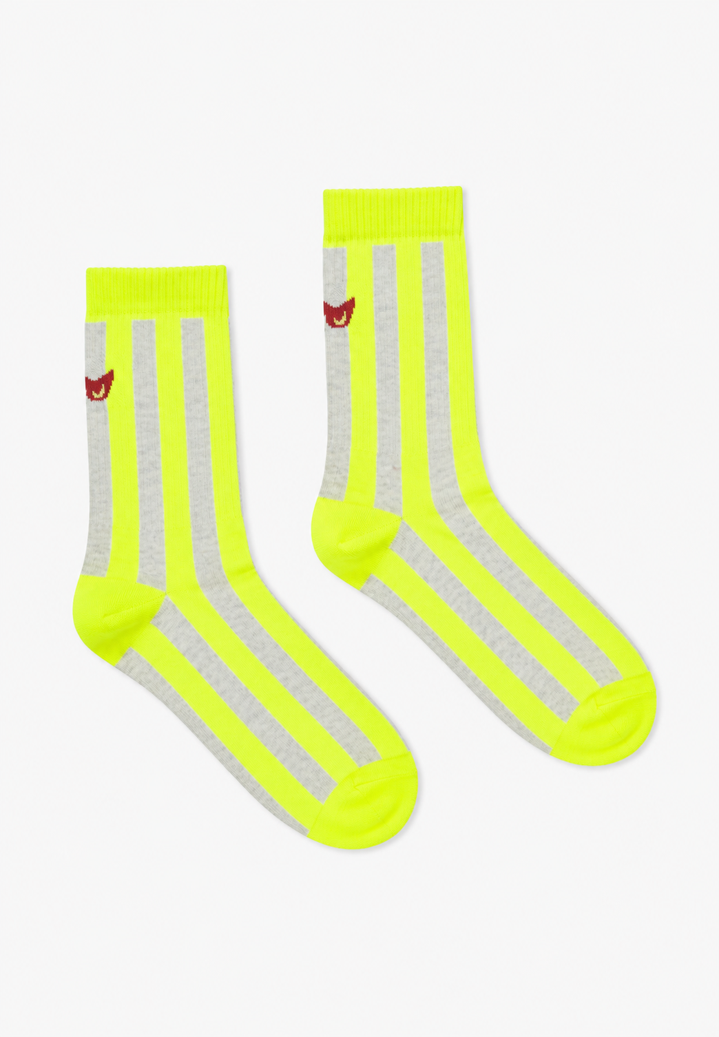 Neon Striped Hen Socks
