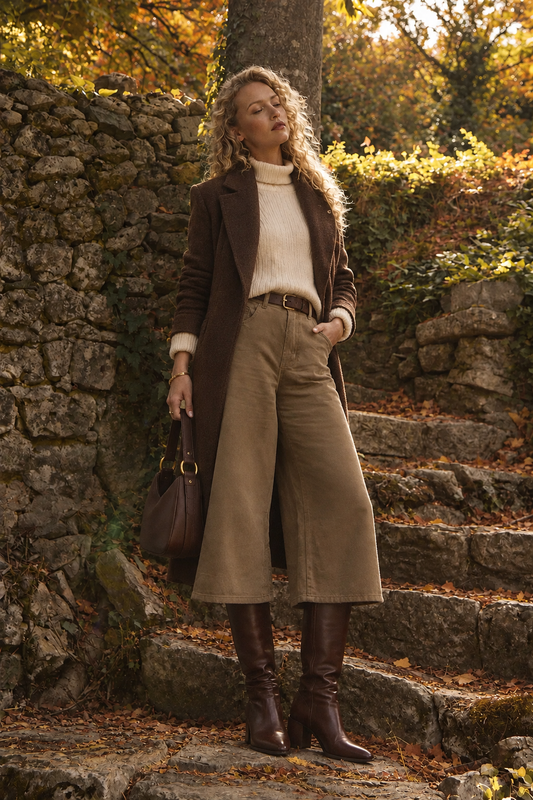 Khaki Culottes