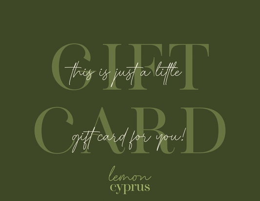 Lemon Cyprus Gift Cards - Lemon Cyprus