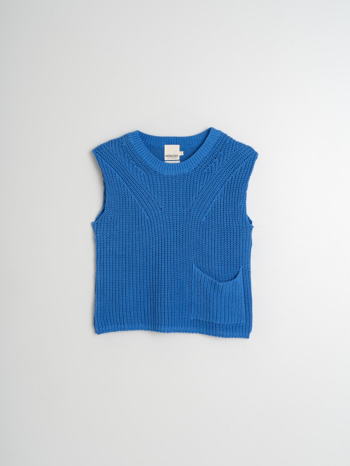 Knitted Vest ~ Azul