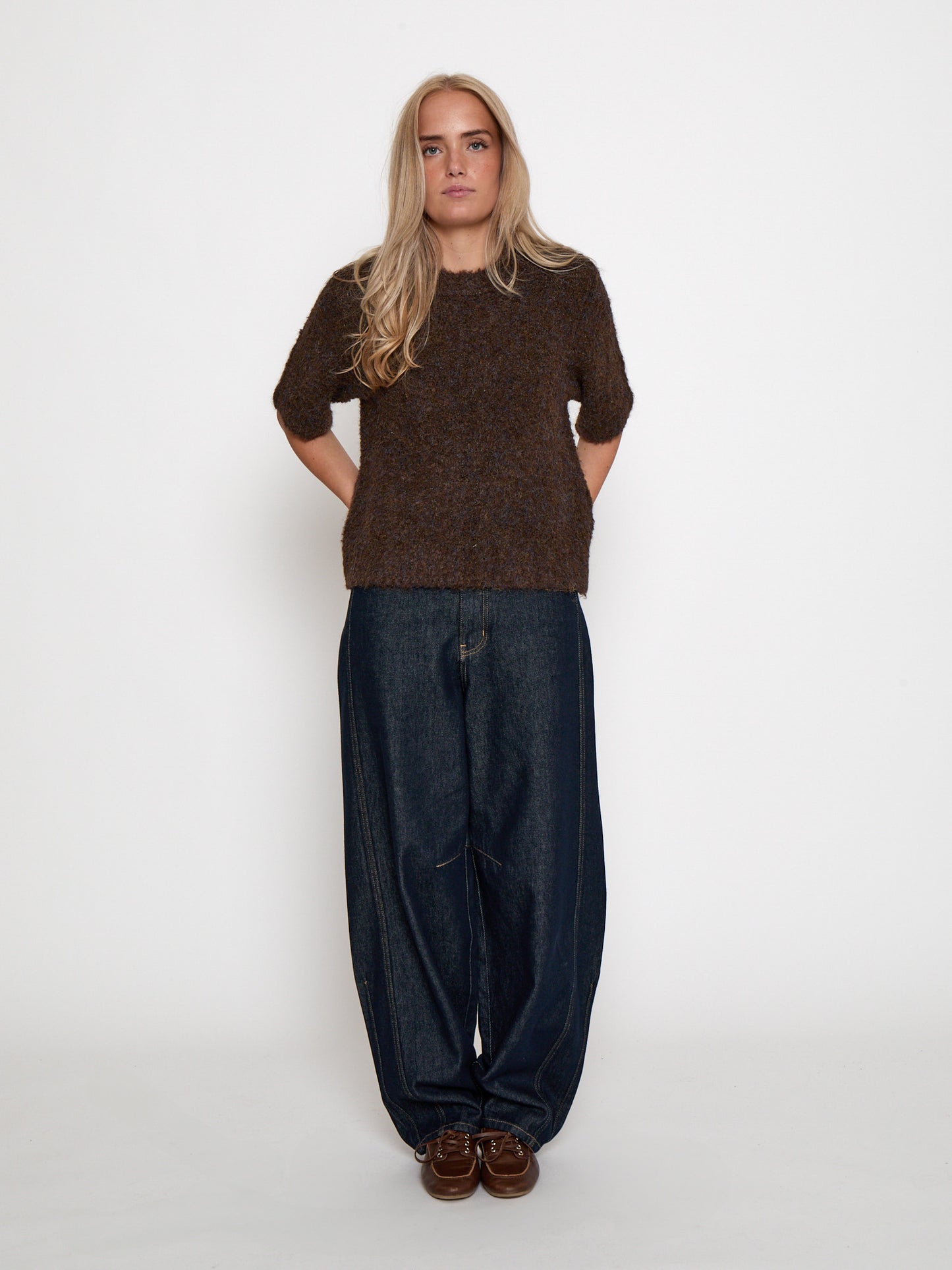 Margrethe Knit Tee - Lemon Cyprus