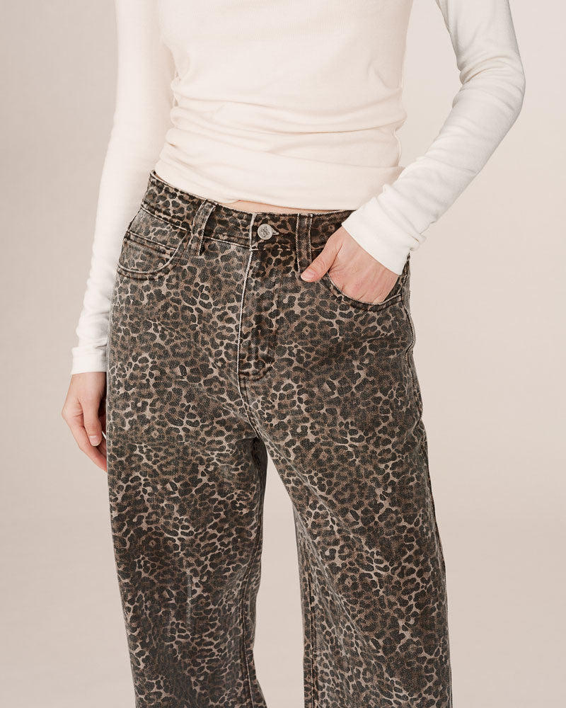 Socca Jeans ~ Leopard