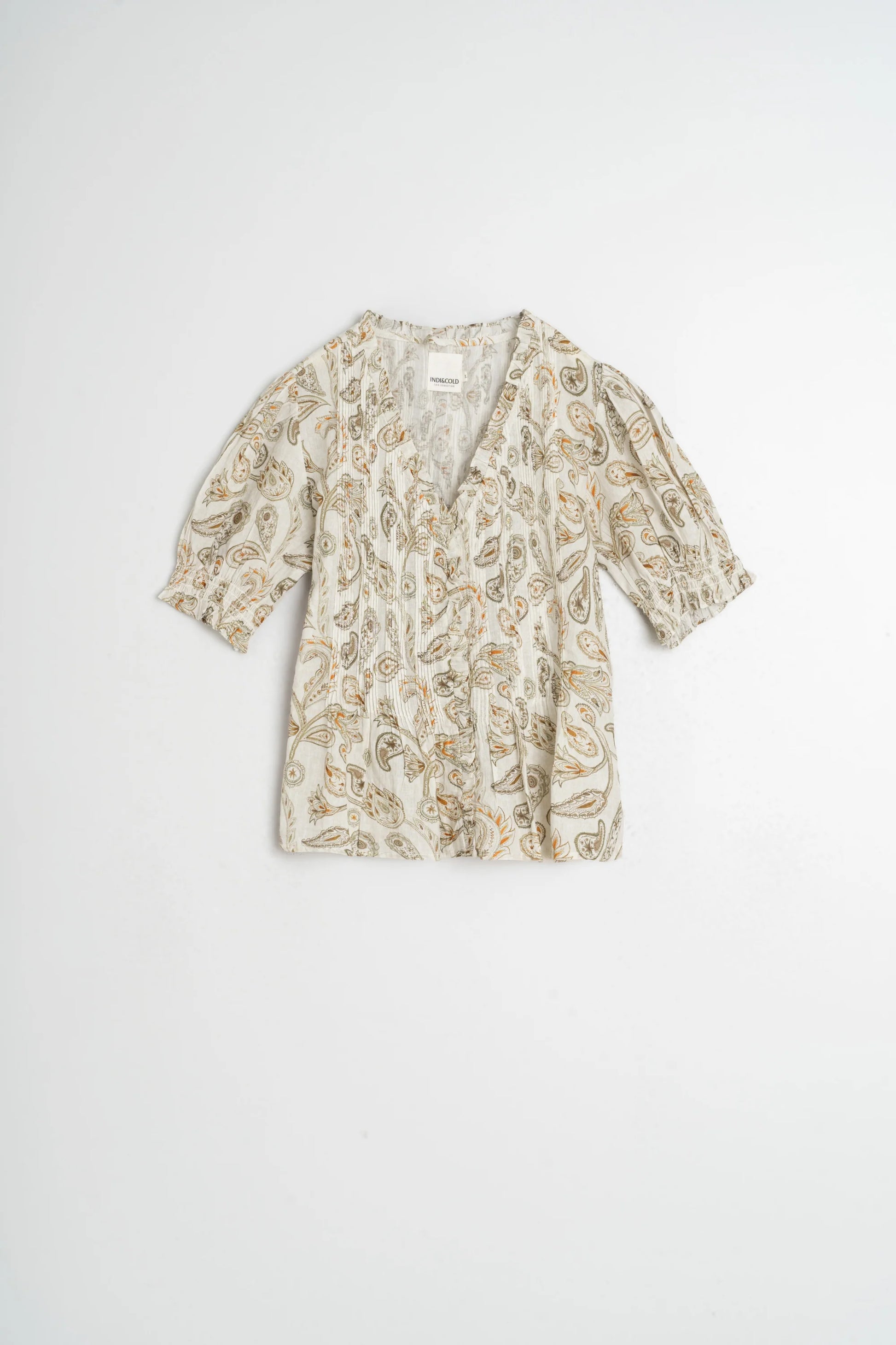 Micro-Ruffle Shirt - Lemon Cyprus