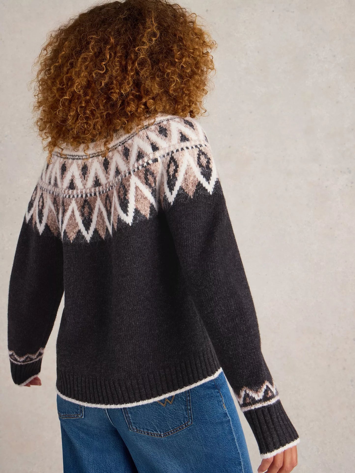 Mono Fairisle Sweater