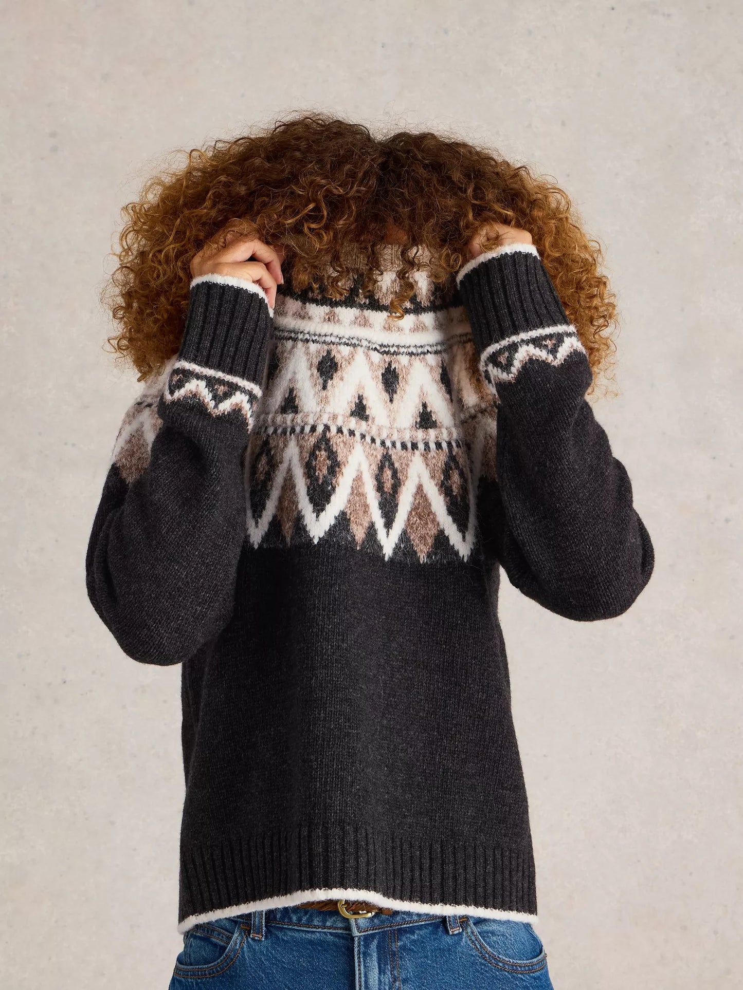 Mono Fairisle Sweater