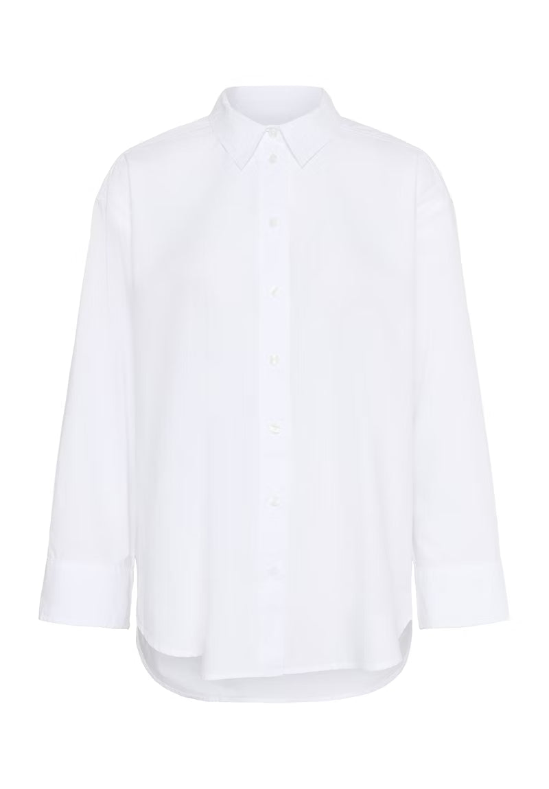 White shirt on a white background