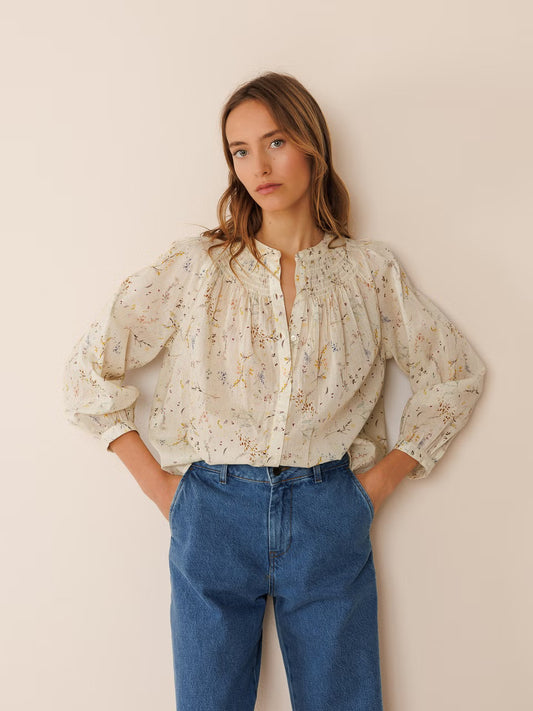 Mini Floral Vanilla Blouse