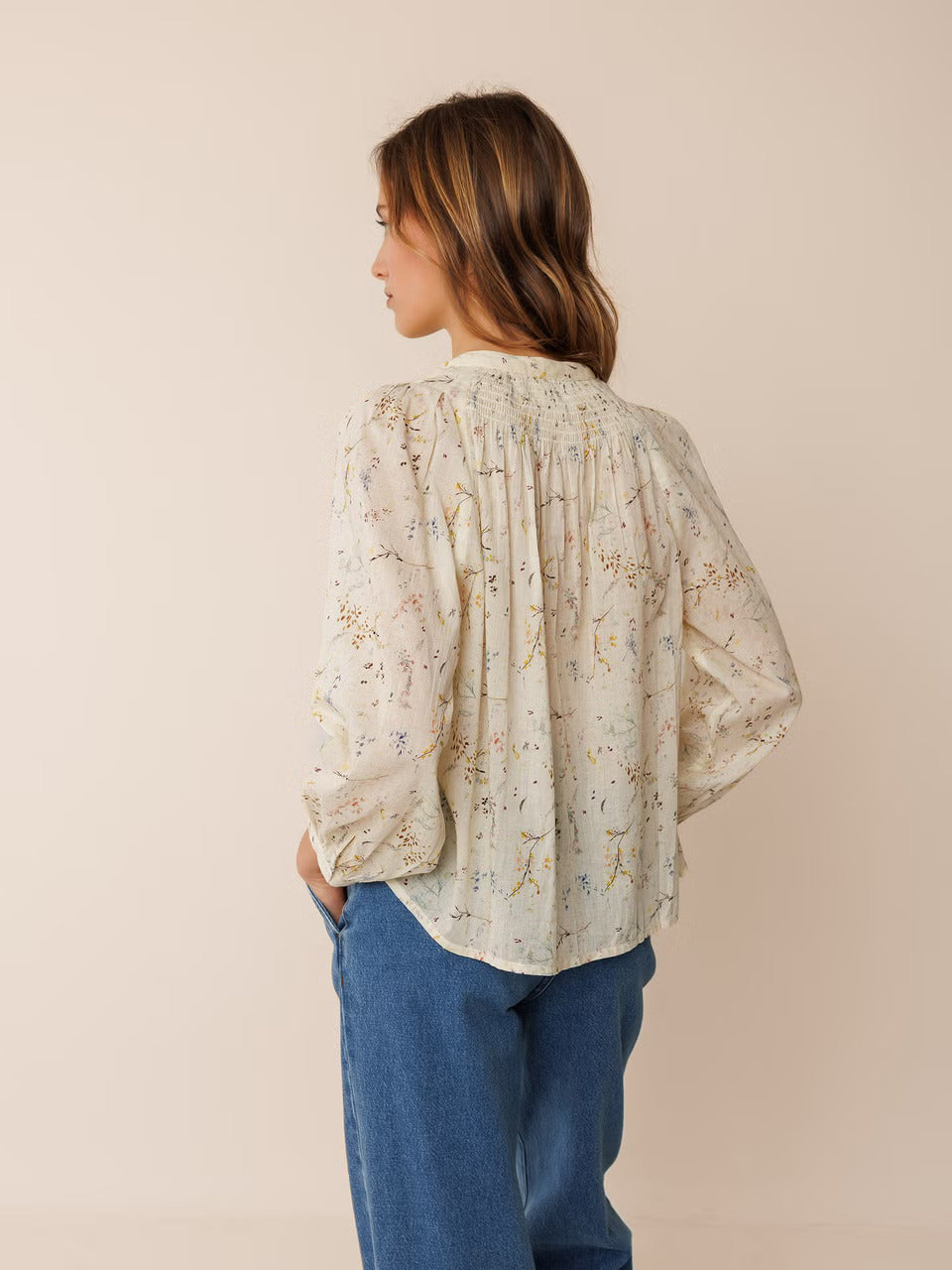 Mini Floral Vanilla Blouse