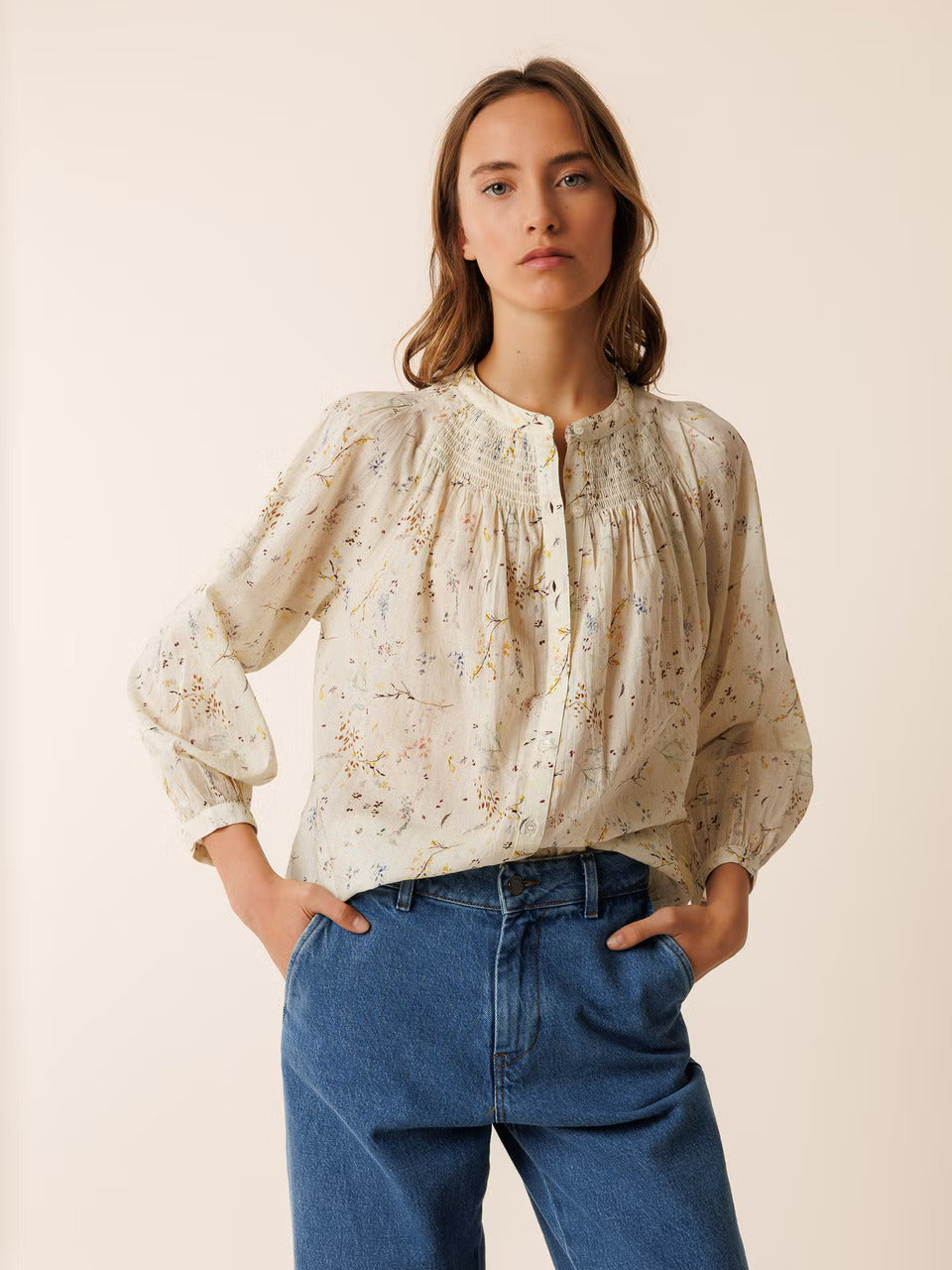 Mini Floral Vanilla Blouse